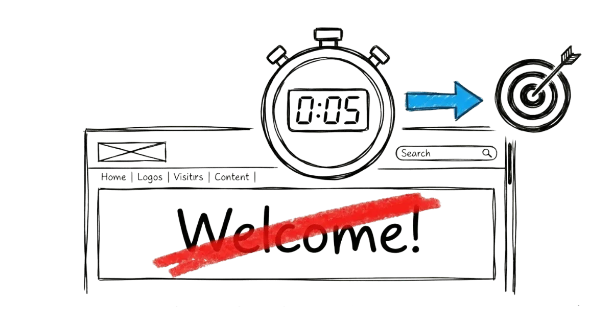 You only have 5 seconds to tell your visitors that they are in the right place