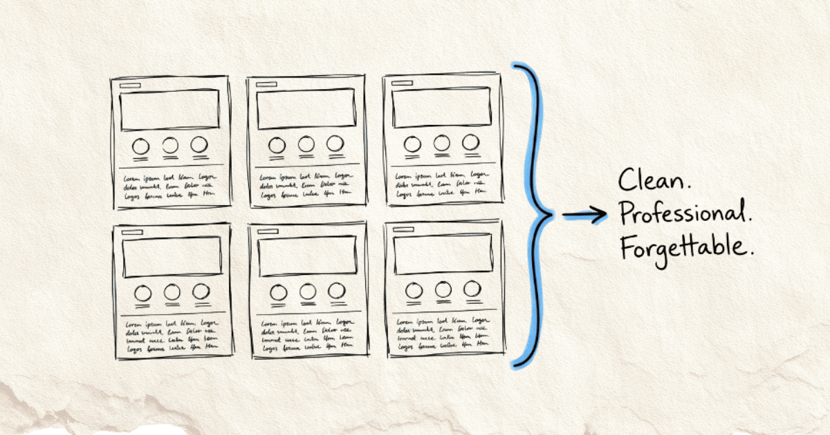 Clean and nice website, but forgettable.