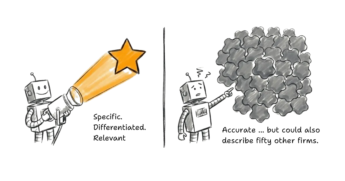 Clearer websites win