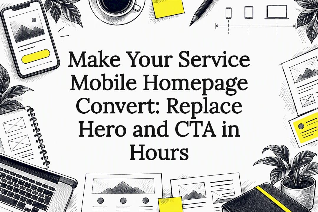 Sketch accents frame the article title