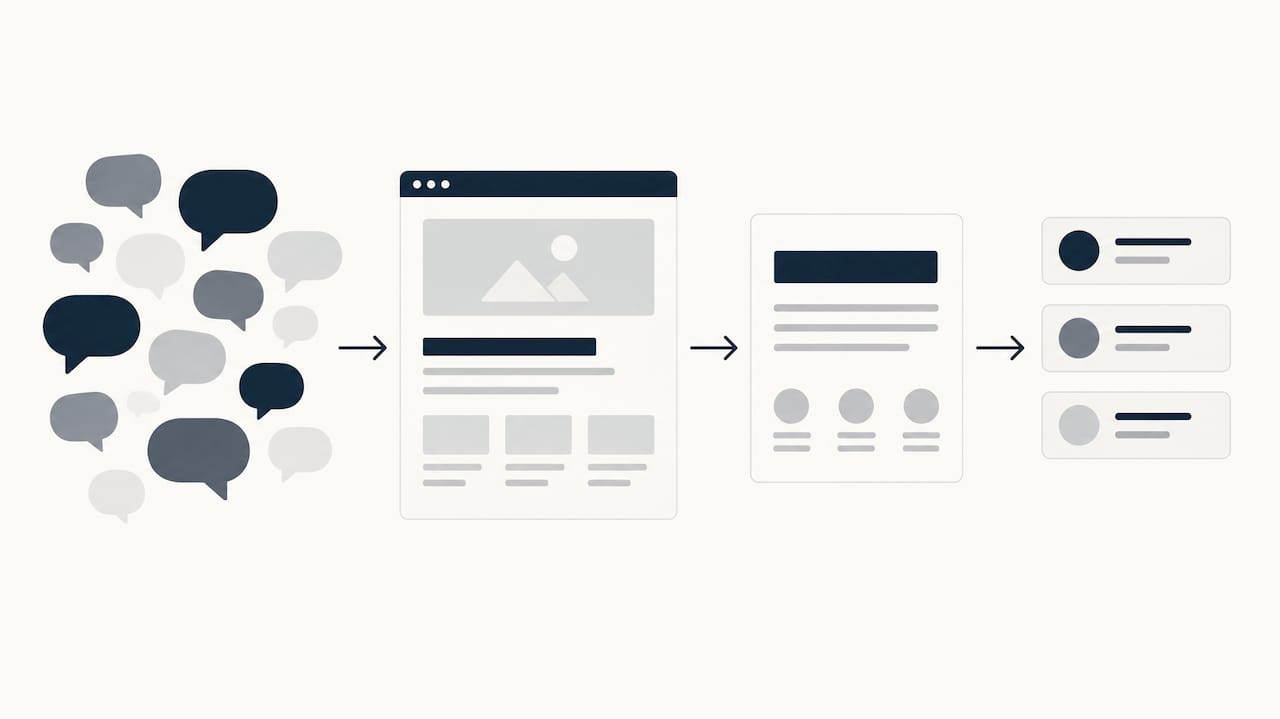 Customer language flows into clearer, better-fit enquiries