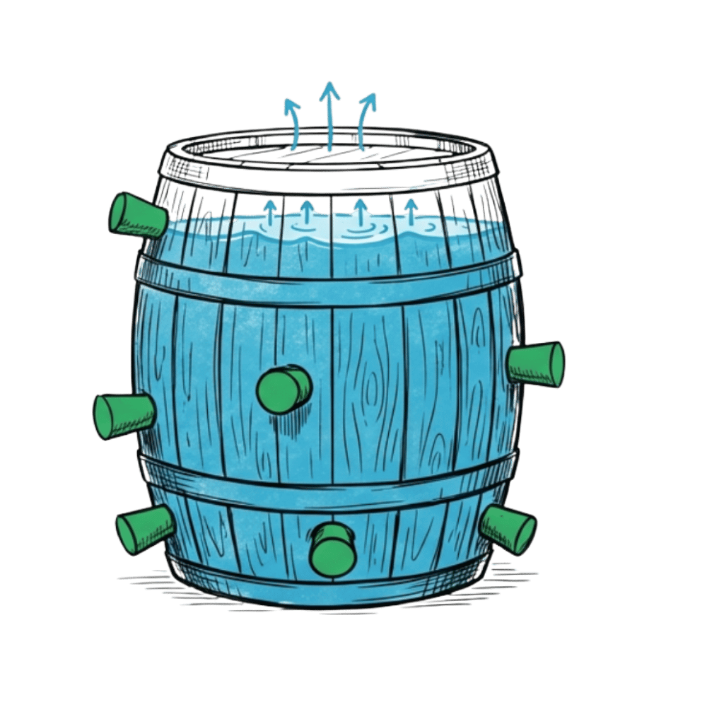 Plugged barrel
