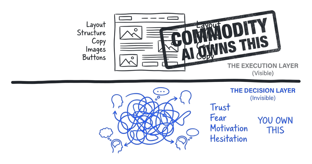 The two layers of website