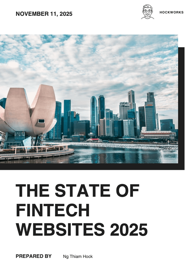Fintech website quadrant analysis showing speed vs security distribution